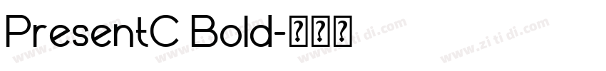 PresentC Bold字体转换 PresentC Bold字体转换